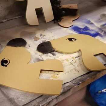 Intra απο ξύλο plywood 3mm-4mm πάχος - Κεφάλι αλόγου παιχνιδιών Δίασταση 30x30 cm Intraeaxys-6o3yp837 - Image 4