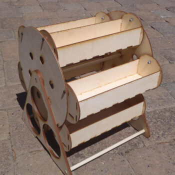 Intra απο ξύλο plywood 3mm-4mm πάχος - Καρουσέλ δίσκου Δίασταση 30x30 cm Intraeaxys-91jd9551 - Image 1