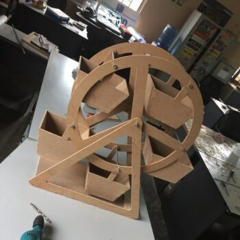 Intra απο ξύλο plywood 3mm-4mm πάχος - Τροχός λούνα παρκ 3mm Δίασταση 30x30 cm Intraeaxys-51rrj8m1 - Image 1