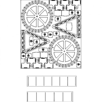 Intra απο ξύλο plywood 3mm-4mm πάχος - Τροχός λούνα παρκ 3D Δίασταση 30x30 cm Intraeaxys-91jq25om - Image 1