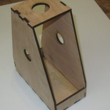 Intra απο ξύλο plywood 3mm-4mm πάχος - Υποδοχή νήματος Δίασταση 30x30 cm Intraeaxys-ro6dy667 - Image 3