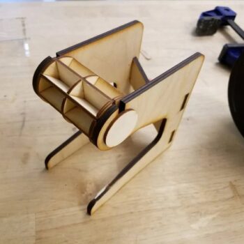 Intra απο ξύλο plywood 3mm-4mm πάχος - Θήκη 3D Printer Bool Δίασταση 30x30 cm Intraeaxys-0788yp47 - Image 3