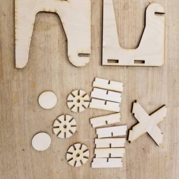 Intra απο ξύλο plywood 3mm-4mm πάχος - Θήκη 3D Printer Bool Δίασταση 30x30 cm Intraeaxys-0788yp47 - Image 4