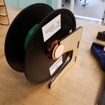 Intra απο ξύλο plywood 3mm-4mm πάχος - Αρχείο PDF 3D Printer Spool Holder Δίασταση 30x30 cm Intraeaxys-51rrm3r1 - Image 1