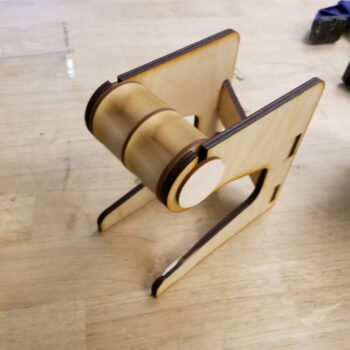 Intra απο ξύλο plywood 3mm-4mm πάχος - Αρχείο PDF 3D Printer Spool Holder Δίασταση 30x30 cm Intraeaxys-51rrm3r1 - Image 5