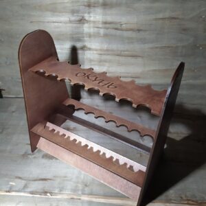 Intra απο ξύλο plywood 3mm-4mm πάχος - Βάση για καλάμι ψαρέματος Ράφι αποθήκευσης Ράφι οθόνης για καλάμι ψαρέματος Δίασταση 30x30 cm Intraeaxys-67wl4631