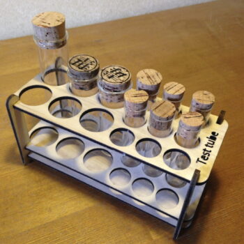 Intra απο ξύλο plywood 3mm-4mm πάχος - Βάση δοκιμαστικού σωλήνα Δίασταση 30x30 cm Intraeaxys-e1gkzrvo - Image 1