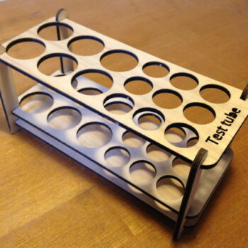 Intra απο ξύλο plywood 3mm-4mm πάχος - Βάση δοκιμαστικού σωλήνα Δίασταση 30x30 cm Intraeaxys-e1gkzrvo - Image 3