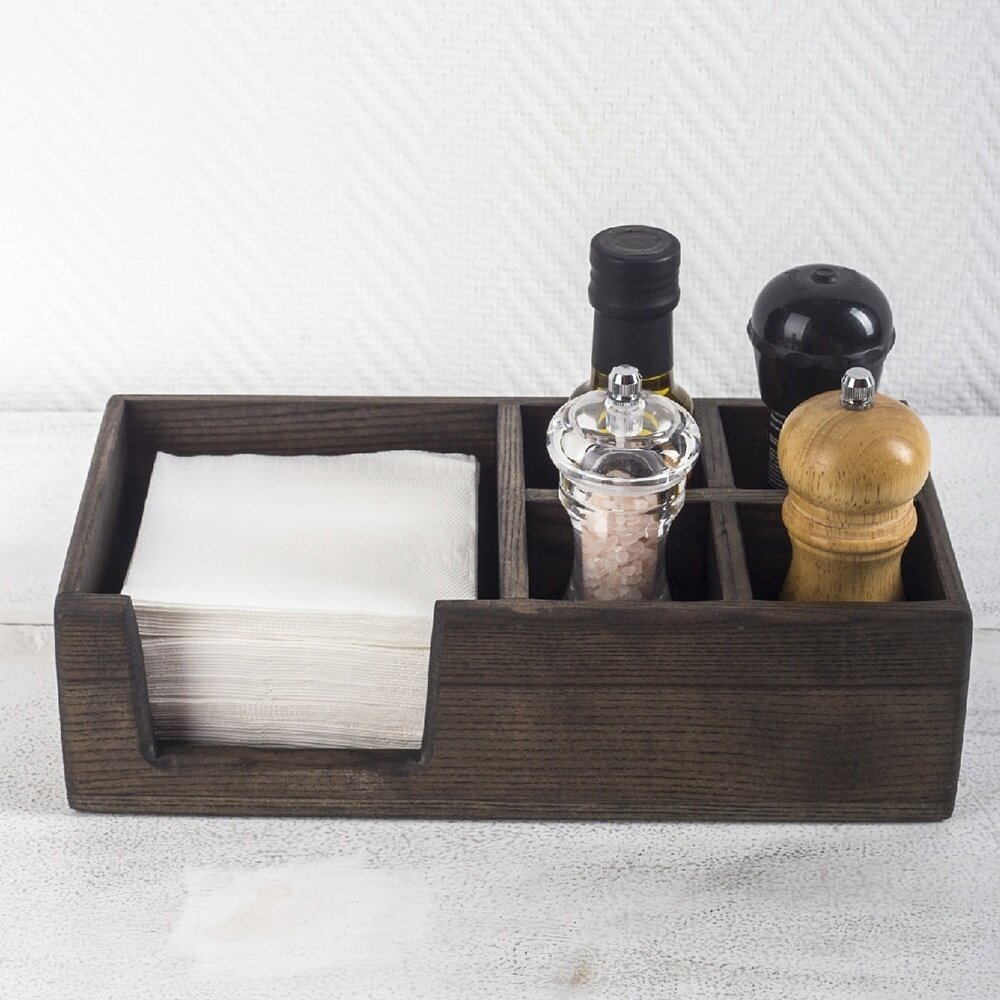 Intra απο ξύλο plywood 3mm-4mm πάχος - Θήκη για χαρτοπετσέτα αλάτι πιπέρι Δίασταση 30x30 cm Intraeaxys-r7vmg9l7