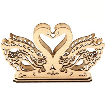 Intra απο ξύλο plywood 3mm-4mm πάχος - Θήκη για χαρτοπετσέτα κύκνου Δίασταση 30x30 cm Intraeaxys-d1lvglpo - Image 1