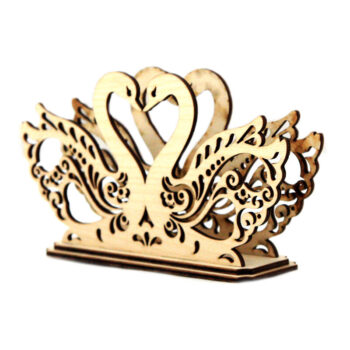 Intra απο ξύλο plywood 3mm-4mm πάχος - Θήκη χαρτοπετσέτας Swans Δίασταση 30x30 cm Intraeaxys-ro6y5z27 - Image 3