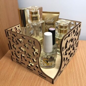 Intra απο ξύλο plywood 3mm-4mm πάχος - Ξύλινη θήκη χαρτοπετσέτας με πεταλούδες Δίασταση 30x30 cm Intraeaxys-yon0gp27 - Image 3