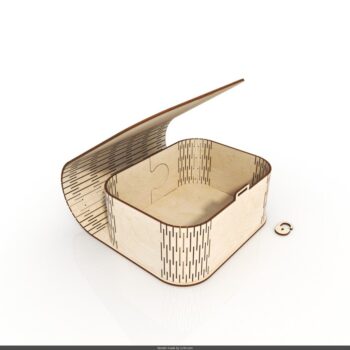 Intra απο ξύλο plywood 3mm-4mm πάχος - Πορτοφόλι από ξύλινο κουτί Δίασταση 30x30 cm Intraeaxys-eo20md67 - Image 1