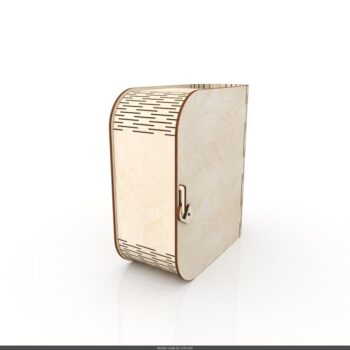 Intra απο ξύλο plywood 3mm-4mm πάχος - Πορτοφόλι από ξύλινο κουτί Δίασταση 30x30 cm Intraeaxys-eo20md67 - Image 4