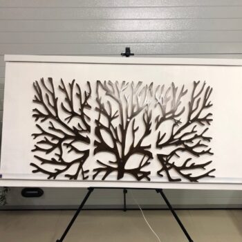 Intra απο ξύλο plywood 3mm-4mm πάχος - Διακόσμηση τοίχου δέντρου Δίασταση 30x30 cm Intraeaxys-voq26jqo - Image 1