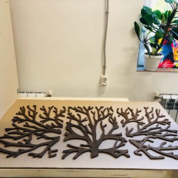 Intra απο ξύλο plywood 3mm-4mm πάχος - Διακόσμηση τοίχου δέντρου Δίασταση 30x30 cm Intraeaxys-voq26jqo - Image 3