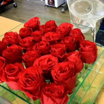 Intra απο ξύλο plywood 3mm-4mm πάχος - Ακρυλικό κουτί λουλουδιών Δίασταση 20x20 cm Intraeaxys-qomm088o - Image 4