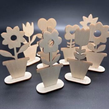 Intra απο ξύλο plywood 3mm-4mm πάχος - Διακόσμηση γλάστρας Δίασταση 30x30 cm Intraeaxys-zo9y2zw7 - Image 1