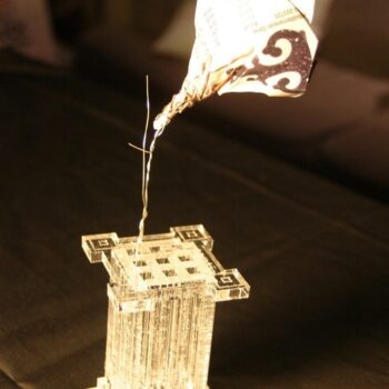 Intra απο ξύλο plywood 3mm-4mm πάχος - Βάζο μινιατούρα Δίασταση 30x30 cm Intraeaxys-joed99d1 - Image 1