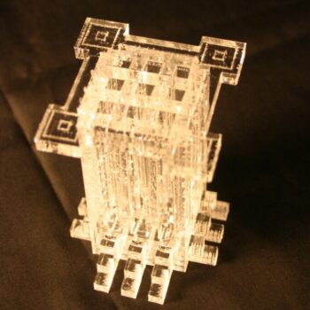 Intra απο ξύλο plywood 3mm-4mm πάχος - Βάζο μινιατούρα Δίασταση 30x30 cm Intraeaxys-joed99d1 - Image 3