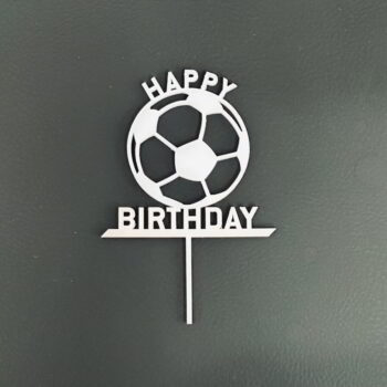 Intra απο ξύλο plywood 3mm-4mm πάχος - Ποδοσφαιρικό Cake Topper Δίασταση 30x30 cm Intraeaxys-lopq0r37 - Image 3