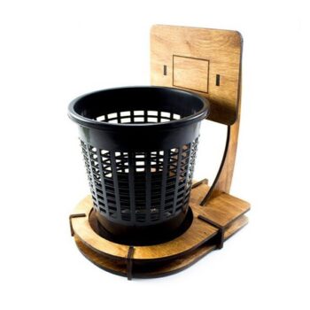 Intra απο ξύλο plywood 3mm-4mm πάχος - Τσέρκι Μπάσκετ Κάδος σκουπιδιών Δίασταση 30x30 cm Intraeaxys-67wlgxw1 - Image 5