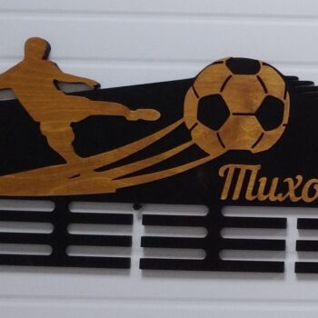 Intra απο ξύλο plywood 3mm-4mm πάχος - Κάτοχος μεταλλίων ποδοσφαίρου επίδειξης μεταλλίων ποδοσφαίρου Δίασταση 30x30 cm Intraeaxys-r7vm46z7 - Image 1