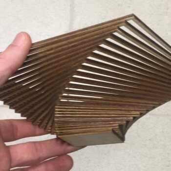 Intra απο ξύλο plywood 3mm-4mm πάχος - Διακόσμηση Ξύλινο Καλάθι Δίασταση 30x30 cm Intraeaxys-joedpw91 - Image 3