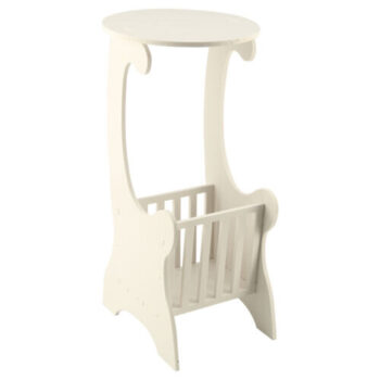 Intra απο ξύλο plywood 3mm-4mm πάχος - Στρογγυλό Ξύλινο Κομοδίνο 10mm Δίασταση 30x30 cm Intraeaxys-91jdvg51 - Image 6