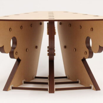 Intra απο ξύλο plywood 3mm-4mm πάχος - Σκαμπό Kumode Δίασταση 30x30 cm Intraeaxys-078y20no - Image 5