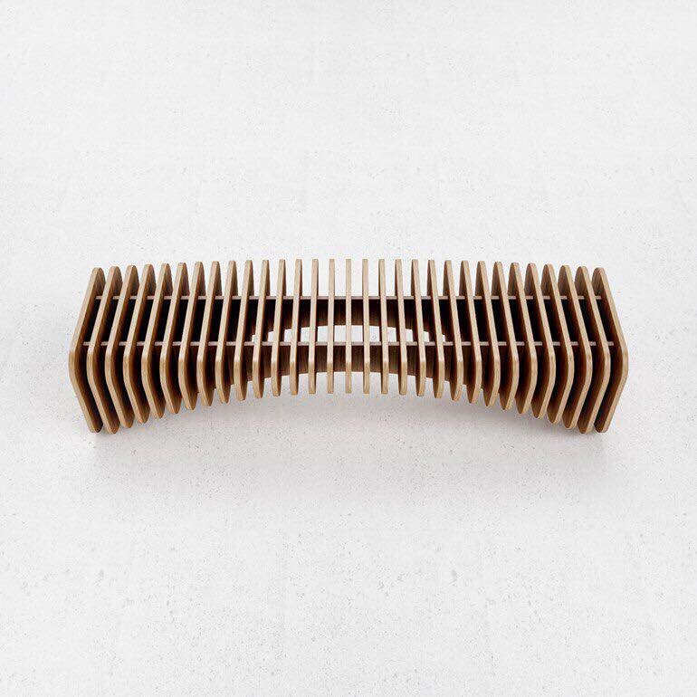 Intra απο ξύλο plywood 3mm-4mm πάχος - Παραμετρικός σχεδιασμός πάγκου Δίασταση 30x30 cm Intraeaxys-r1z25jw1