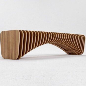 Intra απο ξύλο plywood 3mm-4mm πάχος - Πρότυπο παραμετρικού πάγκου Δίασταση 30x30 cm Intraeaxys-yon0v2y7 - Image 1