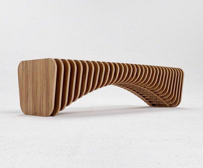 Intra απο ξύλο plywood 3mm-4mm πάχος - Πρότυπο παραμετρικού πάγκου Δίασταση 30x30 cm Intraeaxys-yon0v2y7