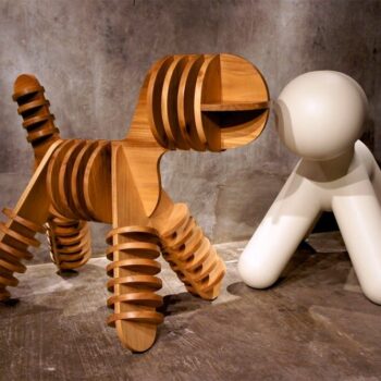 Intra απο ξύλο plywood 3mm-4mm πάχος - Δημιουργικό μικρό σκαμπό Παιδικό σκαμπό Σκαμπώ κουταβιού Δίασταση 30x30 cm Intraeaxys-p7ymez67 - Image 1