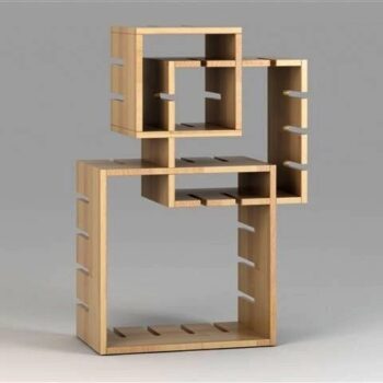 Intra απο ξύλο plywood 3mm-4mm πάχος - Αρθρωτό ράφι Δίασταση 30x30 cm Intraeaxys-eoxlql4o - Image 1