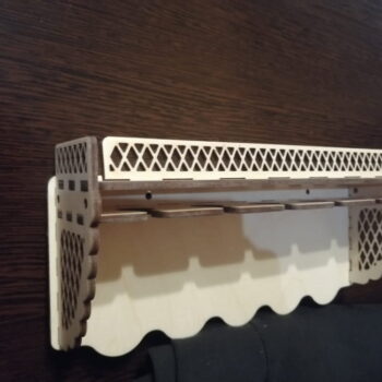 Intra απο ξύλο plywood 3mm-4mm πάχος - Ξύλινη σχάρα κρασιού για ποτήρι Δίασταση 30x30 cm Intraeaxys-pok3n397 - Image 1