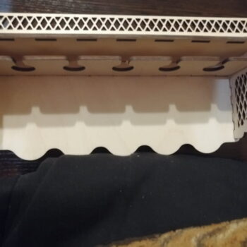 Intra απο ξύλο plywood 3mm-4mm πάχος - Ξύλινη σχάρα κρασιού για ποτήρι Δίασταση 30x30 cm Intraeaxys-pok3n397 - Image 3