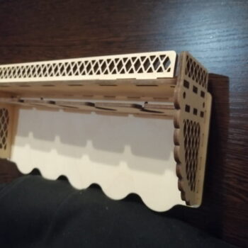 Intra απο ξύλο plywood 3mm-4mm πάχος - Ξύλινη σχάρα κρασιού για ποτήρι Δίασταση 30x30 cm Intraeaxys-pok3n397 - Image 4