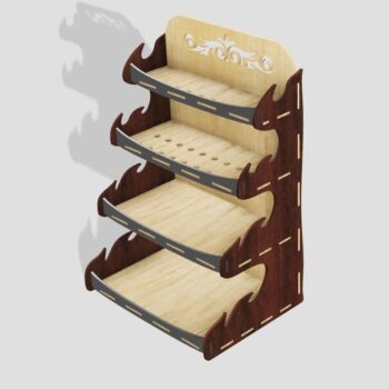 Intra απο ξύλο plywood 3mm-4mm πάχος - Αρχείο PDF προτύπου ξύλινου ραφιού Δίασταση 30x30 cm Intraeaxys-e1gkdkdo - Image 1