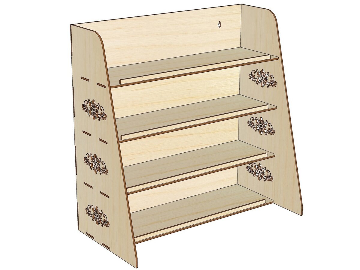 Intra απο ξύλο plywood 3mm-4mm πάχος - Πάγκος οργάνωσης ραφιών κουζίνας Ξύλινο Step Δίασταση 30x30 cm Intraeaxys-d1lvpw6o