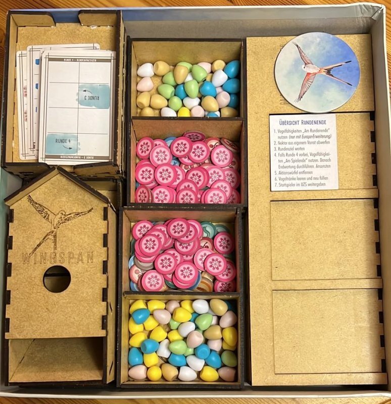 Intra απο ξύλο plywood 3mm-4mm πάχος - Διοργανωτής ανοίγματος φτερών Δίασταση 30x30 cm Intraeaxys-lop32zz1