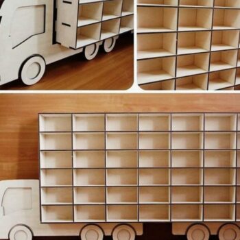 Intra απο ξύλο plywood 3mm-4mm πάχος - Ράφι φορτηγών για αυτοκίνητα Δίασταση 30x30 cm Intraeaxys-eoxp8247 - Image 1