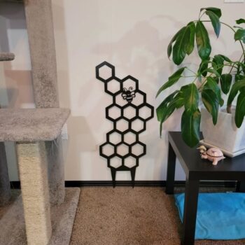 Intra απο ξύλο plywood 3mm-4mm πάχος - Πασσάλων φυτών καφασωτών μέλισσας Δίασταση 30x30 cm Intraeaxys-6o3n8xr1 - Image 1