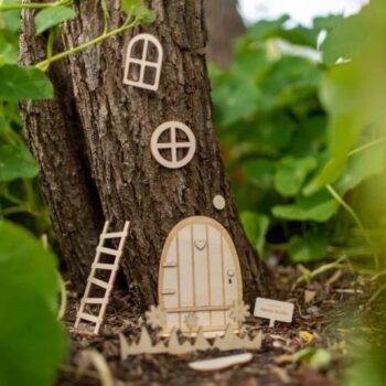 Intra απο ξύλο plywood 3mm-4mm πάχος - Σετ πορτών και παραθύρων Garden Gnome Δίασταση 30x30 cm Intraeaxys-qomeew57 - Image 4