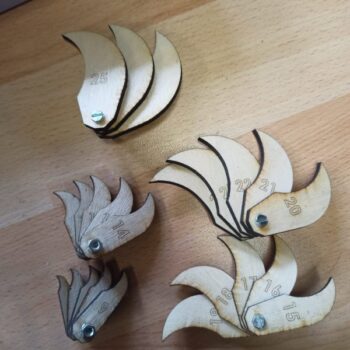 Intra απο ξύλο plywood 3mm-4mm πάχος - Radius Gauge Δίασταση 30x30 cm Intraeaxys-lop33q31 - Image 3