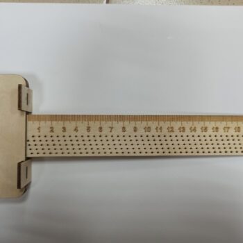 Intra απο ξύλο plywood 3mm-4mm πάχος - Ξυλουργική T-Ruler Scriber Square Hole Gauge Δίασταση 30x30 cm Intraeaxys-d1lvjqgo - Image 1