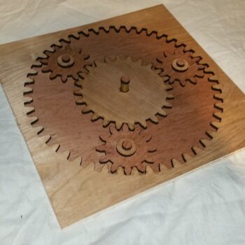 Intra απο ξύλο plywood 3mm-4mm πάχος - Planetary Gears Δίασταση 30x30 cm Intraeaxys-voq288eo - Image 1