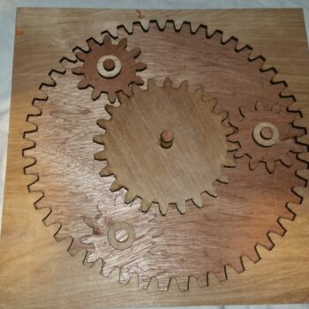 Intra απο ξύλο plywood 3mm-4mm πάχος - Planetary Gears Δίασταση 30x30 cm Intraeaxys-voq288eo - Image 3