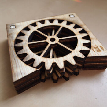 Intra απο ξύλο plywood 3mm-4mm πάχος - Σουβέρ εργαλείων Δίασταση 30x30 cm Intraeaxys-eo23v678 - Image 1