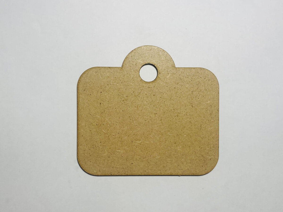 Intra απο ξύλο plywood 3mm-4mm πάχος - Ξύλο κοπής σχήματος ετικέτας δώρου Δίασταση 30x30 cm Intraeaxys-joed4md1